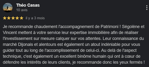 avis Patrimoni Conseil client content de l'équipe avis Patrimoni Conseil client content de l'équipe