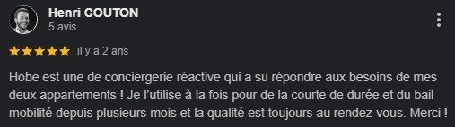 hobe conciergerie wehobe avis bail mobilité